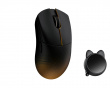 Huan Stainless Magnesium Alloy Wireless Gaming Mouse - Black/Gold