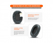 WC PadZ XM6 Ear Cushions - Black Camo