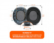 Nova Wireless Ear Cushions - Black Camo