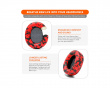 Nova Wireless Ear Cushions - Red Camo