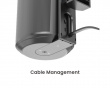 Adjustable Speaker Wall Mount for Sonos Era 100 - Black