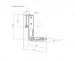 Adjustable Speaker Wall Mount for Sonos Era 100 - Black