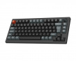 V1 Ultra 8K Hotswap Knob Wireless ISO Keyboard - Black [Silk POM Brown]