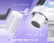 A9S Recording RGB Condenser Microphone - White