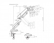 Monitor Stand with Mechanical Spring – White