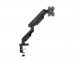 Economy Armored Mechanical Spring Monitor Arm - Black