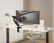 Economy Armored Mechanical Spring Monitor Arm - Black