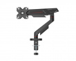 Economy Armored Mechanical Spring Monitor Arm - Black