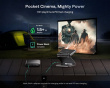 ZIP Tri-Fold Portable Mini Projector - Dark Gray