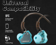 Zero 2 IEM Headphones with Mic - 3.5mm - Blue