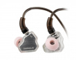 Zero 2 IEM Headphones with Mic - 3.5mm - Silver