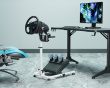 Racing Simulator Wheel Stand with Gear Shifter - LRS11 - White