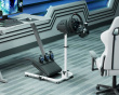Racing Simulator Wheel Stand with Gear Shifter - LRS11 - White