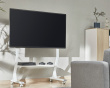 TV Stand on Wheels - Screens 45”-90” - White