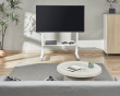 TV Stand on Wheels - Screens 45”-90” - White