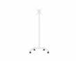 Compact TV Stand with Wheels 13”-50” - White