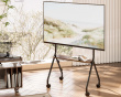 Easel Studio Mobile TV Stand with Wheels – Black