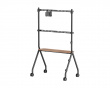 Easel Studio Mobile TV Stand with Wheels – Black