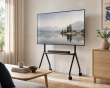 Easel Studio Mobile TV Stand with Wheels – Black