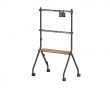 Easel Studio Mobile TV Stand with Wheels – Black