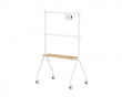 Easel Studio Mobile TV Stand with Wheels – White