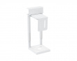 Adjustable Computer Holder with Clamp for Desk - White