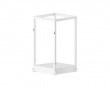 Wall-mounted flower stand with LED lighting