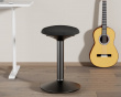 Ergonomic Height Adjustable Wobble Stool - Black