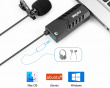 K053 Computer USB Lapel Microphone