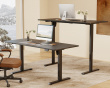 Height Adjustable Standing Desk (1600X700) - Black