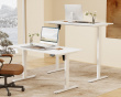 Height Adjustable Standing Desk (1400X700) - White