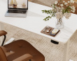 Height Adjustable Standing Desk (1400X700) - White
