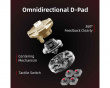 KP40 Wireless Hall-Effect Controller with Charging Dock - Golden Black