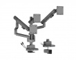 Monitor Arm with USB-A & USB-C Ports - 3 Monitors - 17-27