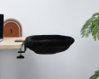 Foldable Table-Mounted Cat Bed - Black