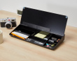 Glass Desktop Whiteboard with Stand 40 cm - Black