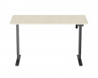 Height Adjustable Standing Desk (1400X700) - Black /Oak table top
