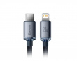 Crystal Shine cable USB-C to Lightning, 20W, PD, 2m (black)