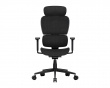 SpineX Pro Ergonomic Fabric Office Chair - Black
