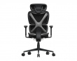 SpineX Pro Ergonomic Fabric Office Chair - Black