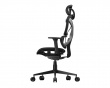 SpineX Pro Ergonomic Fabric Office Chair - Black