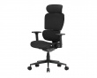 SpineX Pro Ergonomic Fabric Office Chair - Black
