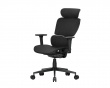 SpineX Pro Ergonomic Fabric Office Chair - Black