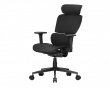 SpineX Pro Ergonomic Fabric Office Chair - Black