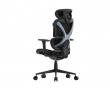 SpineX Pro Ergonomic Fabric Office Chair - Black