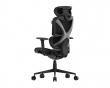 SpineX Pro Ergonomic Fabric Office Chair - Black
