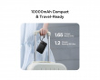 EnerFill FC11 Digital Display Power Bank with Dual Cable 22.5W 10000mAh - Cosmic Black