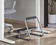 Adjustable Foot Rest with Tiltable Function - Space Gray