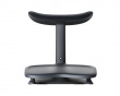 Omni Ergonomic Dual-Layer Footrest - Midnight Black