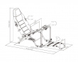 FLEX Foldable Racing Simulator Cockpit - Black